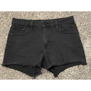 just Black Jean Shorts Size 28 Black EUC